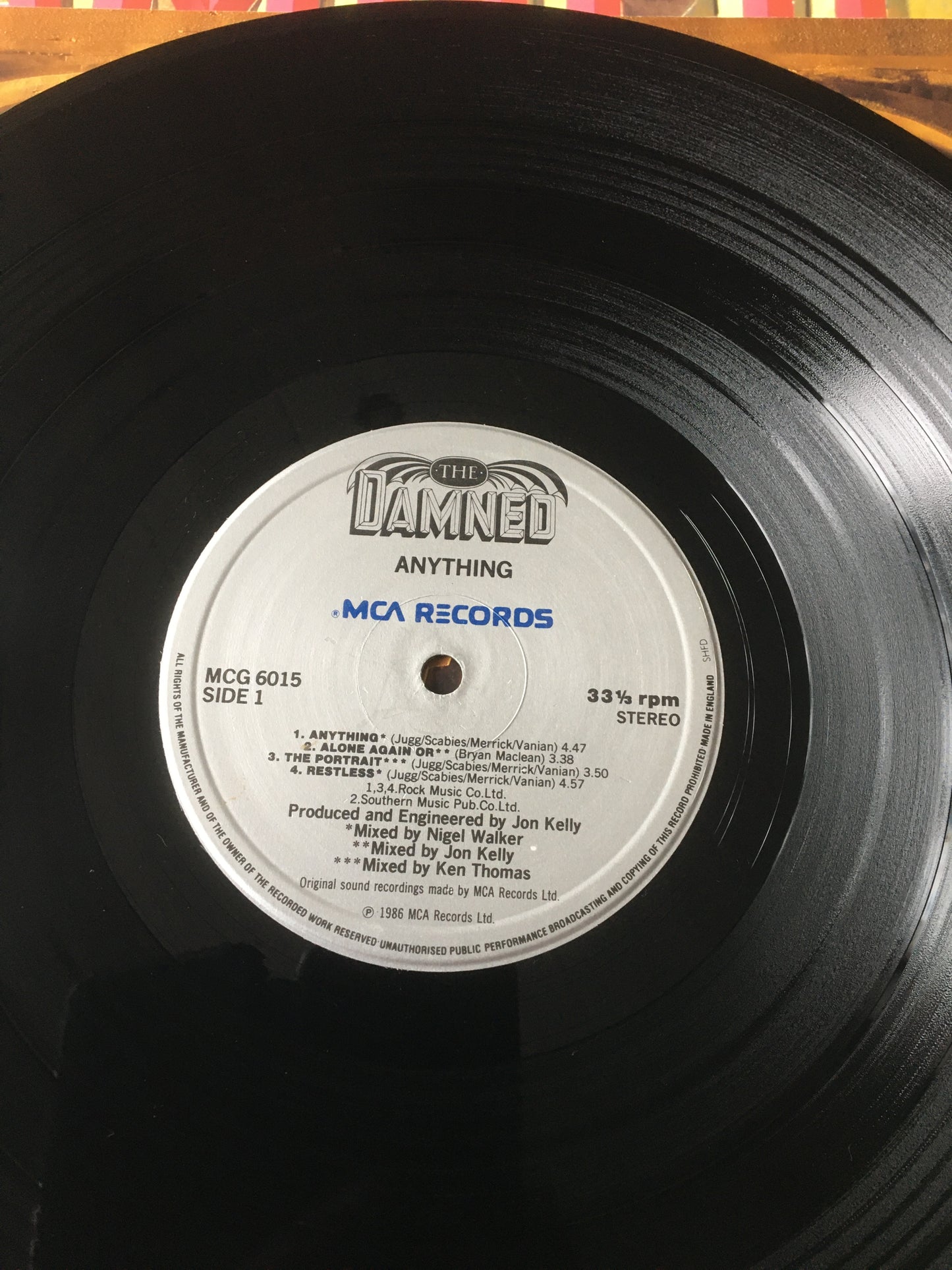 The DAMNED LP Anything