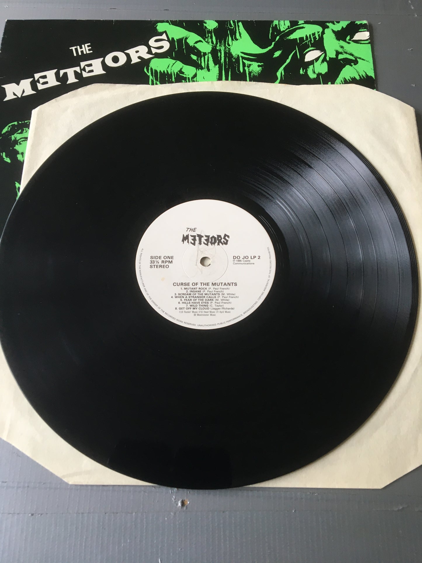 The METEORS LP THE CURSE OF THE MUTANTS”