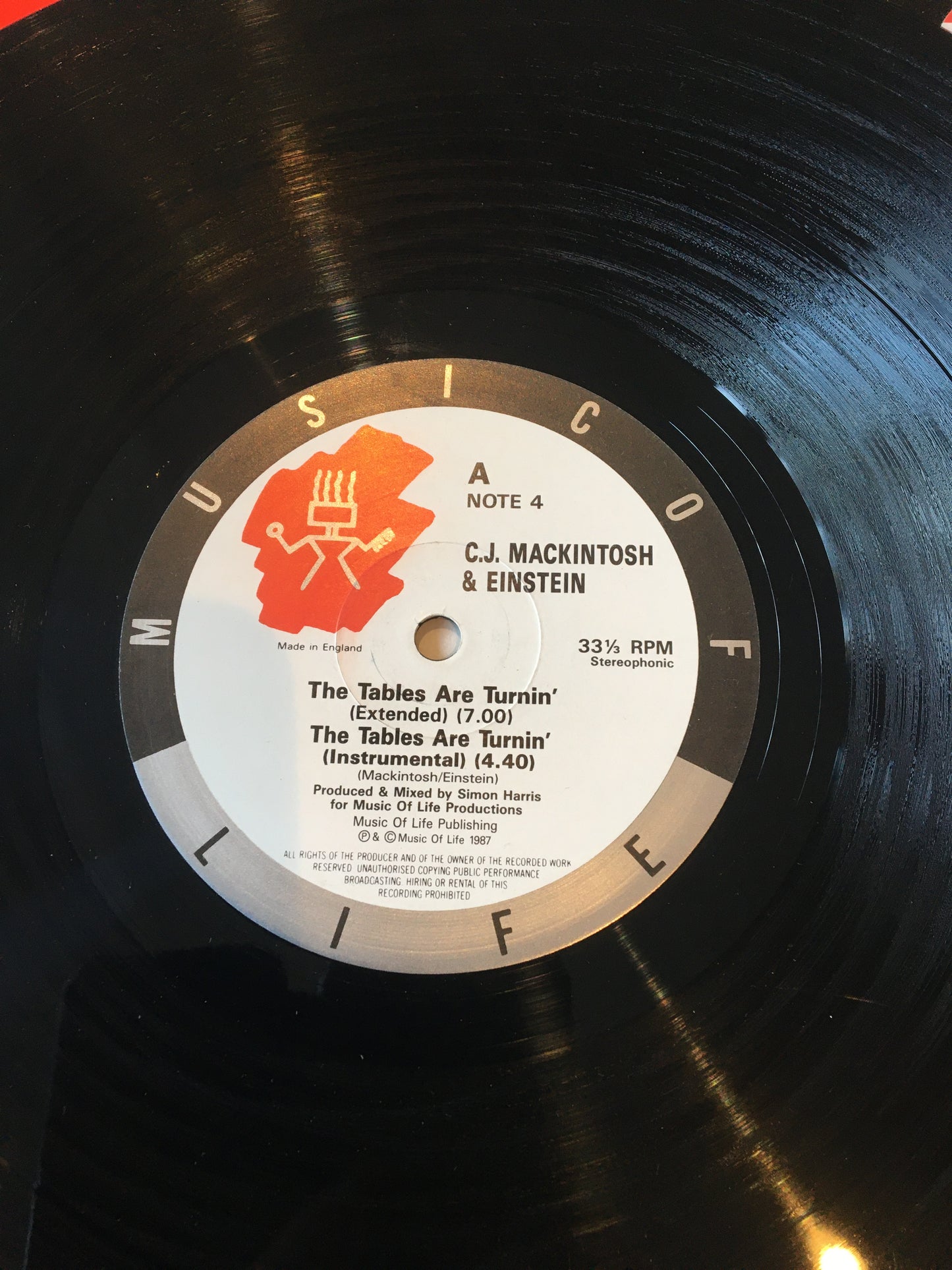 C.J Mackintosh & Einstein 12” Tables Are Turnin