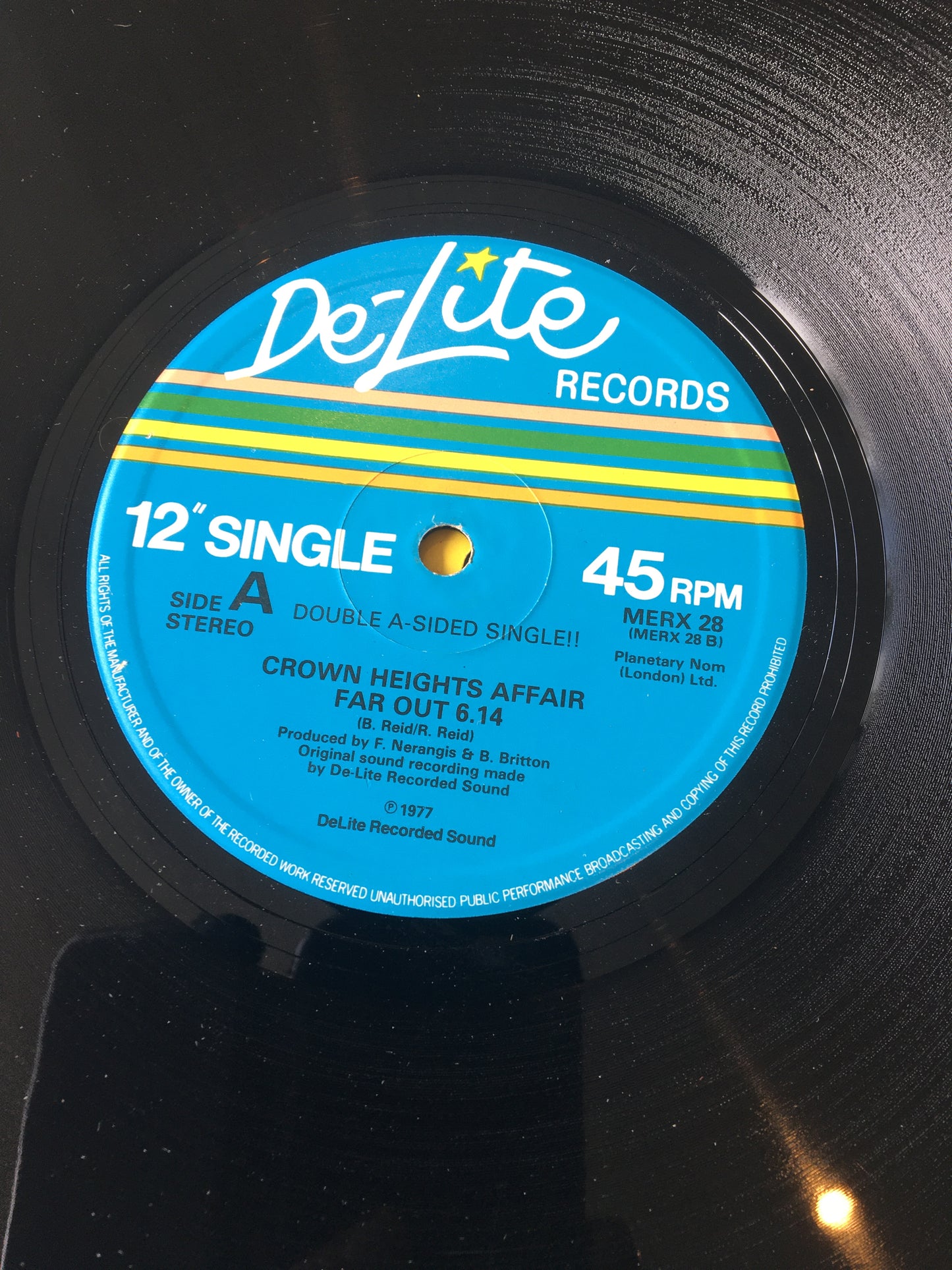 Crown Heights Affair 12” DOUBLE A SIDE SINGLE