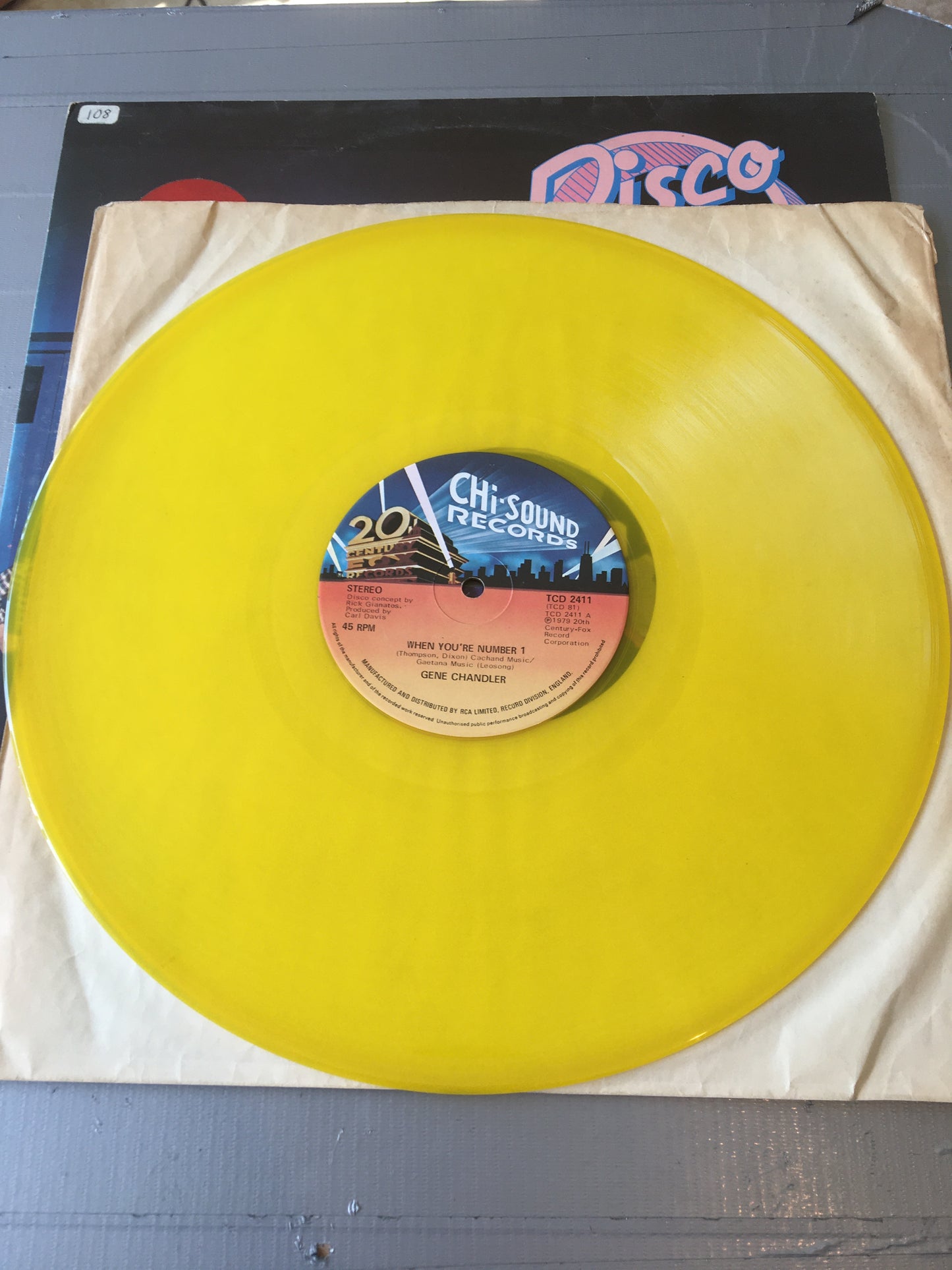 Gene Chandler 12” When Your Number 1 ‘ I’ll remember you