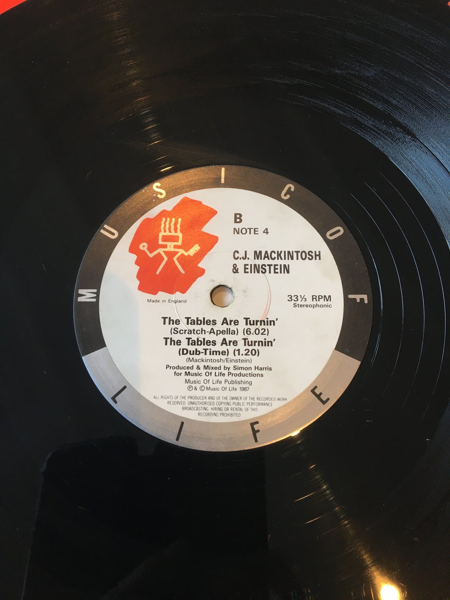 C.J Mackintosh & Einstein 12” Tables Are Turnin