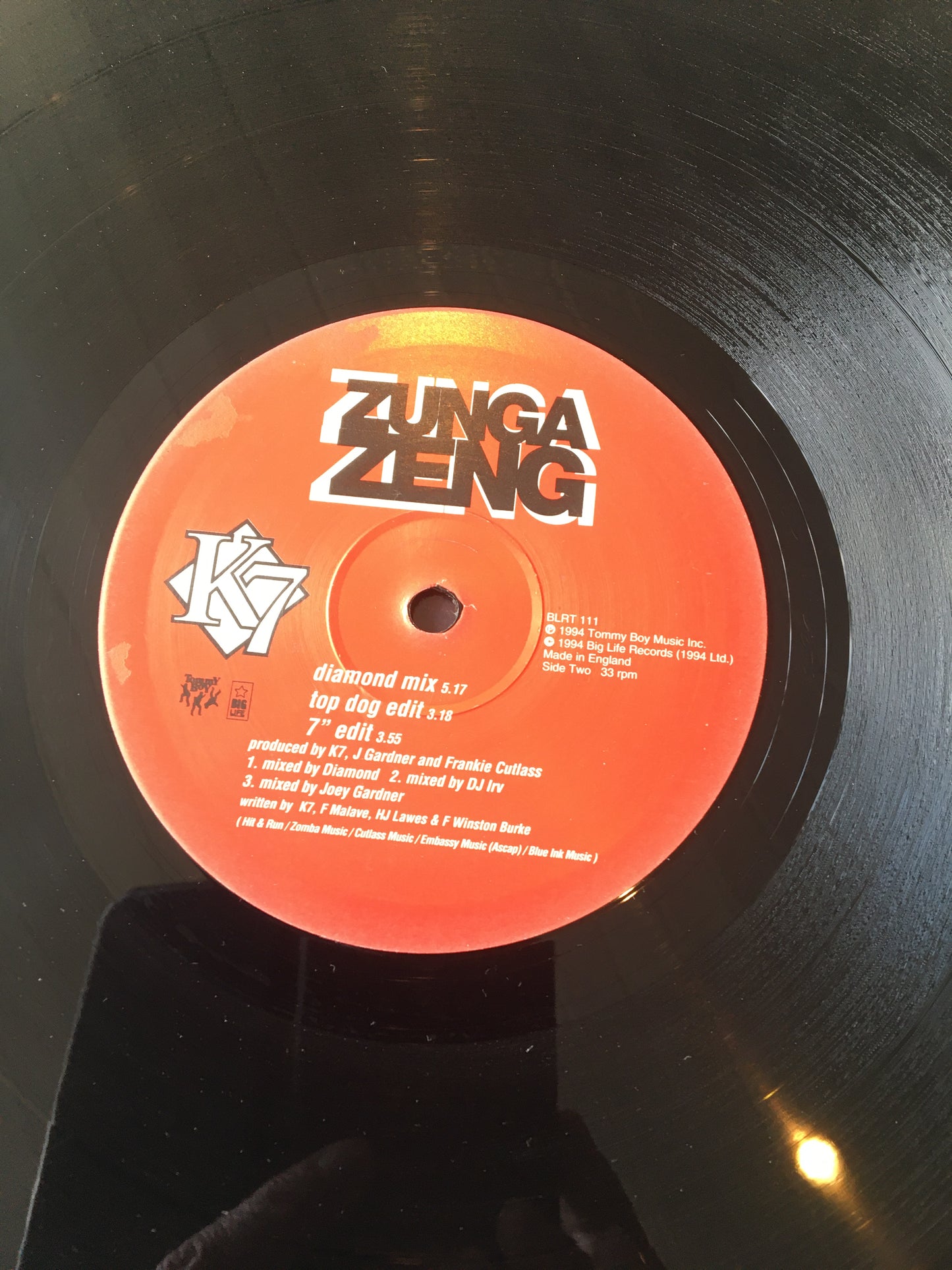 K7 12” E.P. ZUNGA ZENG