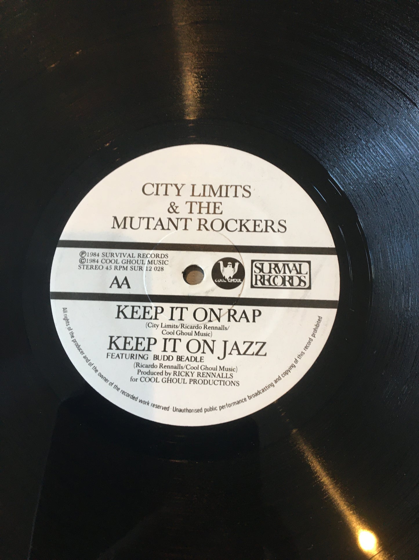 CITY LIMITS & THE MUTANT ROCKERS 12” KEEP IT ON