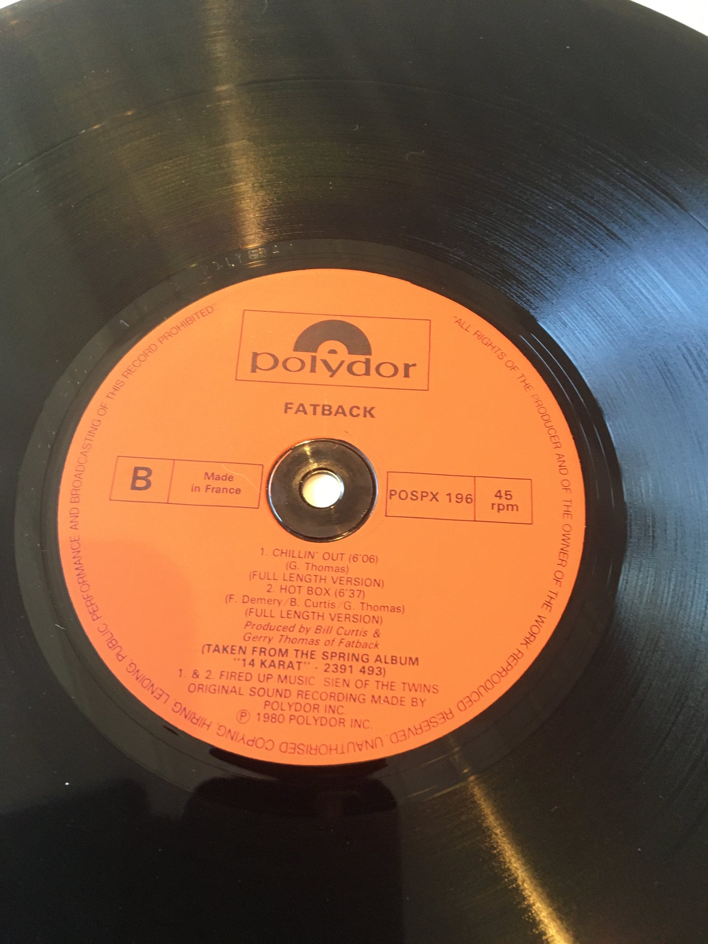 FATBACK 12” LET’S DO IT AGAIN