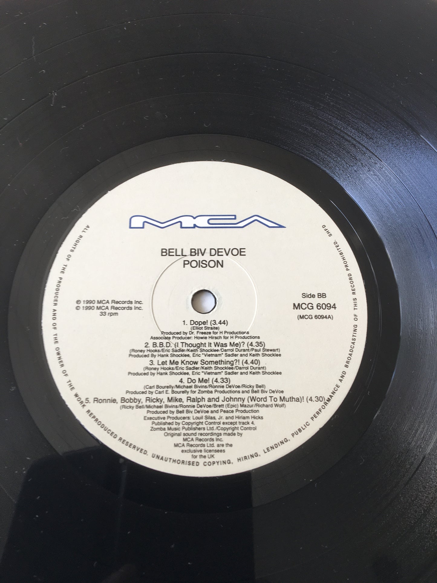 BELL BIV DEVOE LP POISON
