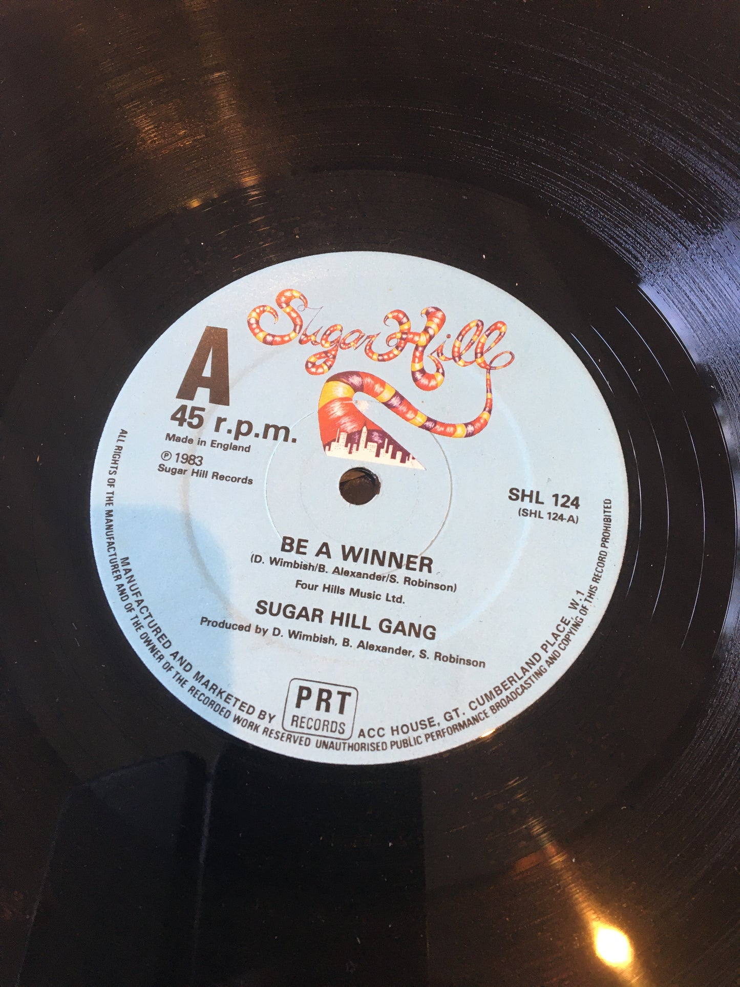 SUGARHILL GANG 12”’BE A WINNER