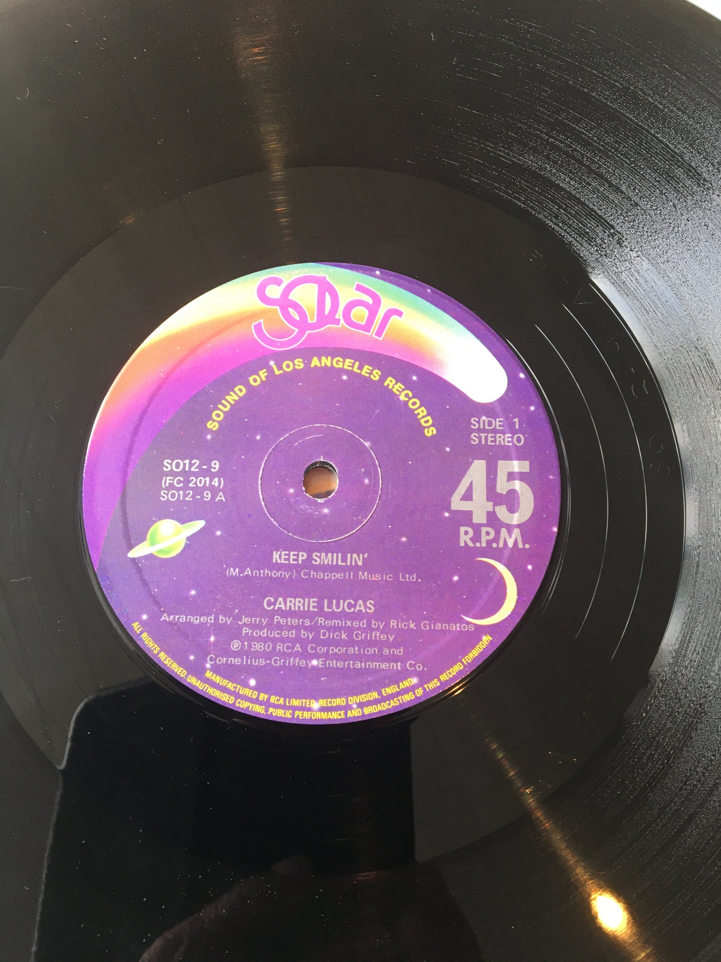 Carrie Lucas 12” KEEP SMILIN’