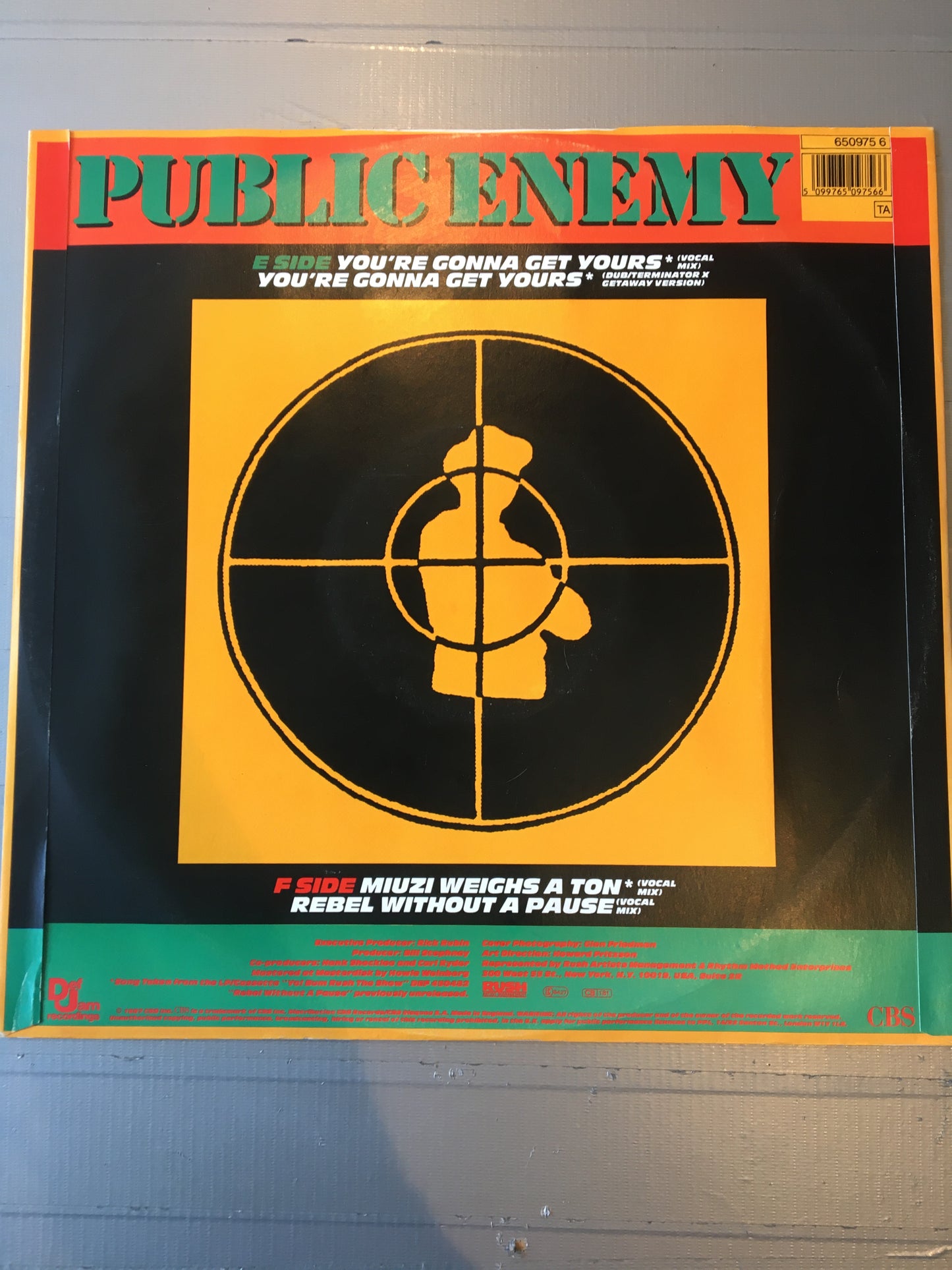 PUBLIC ENEMY 12” YOU’RE GONNA GET YOURS