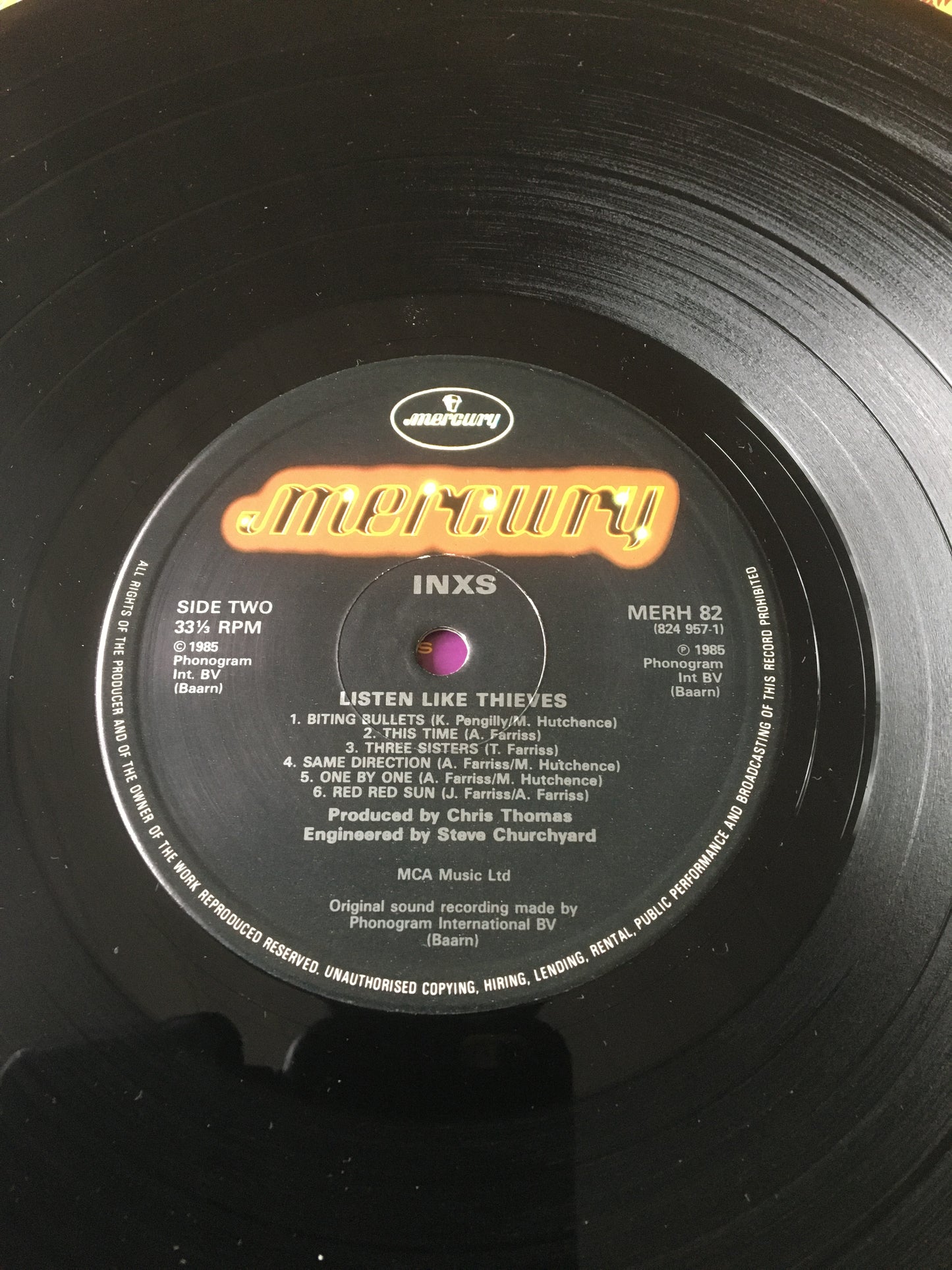 INXS LP Listen Like Thieves