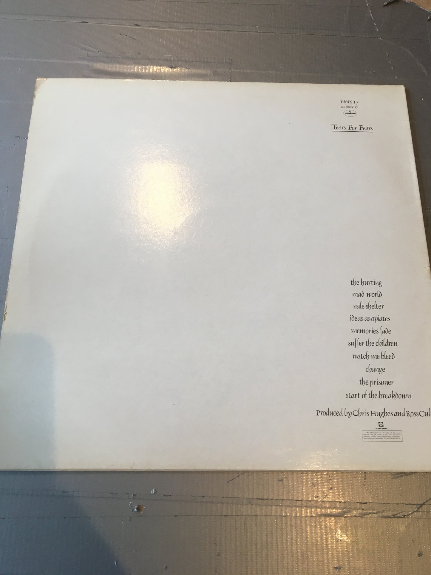 TEARS FOR FEARS LP THE HURTING