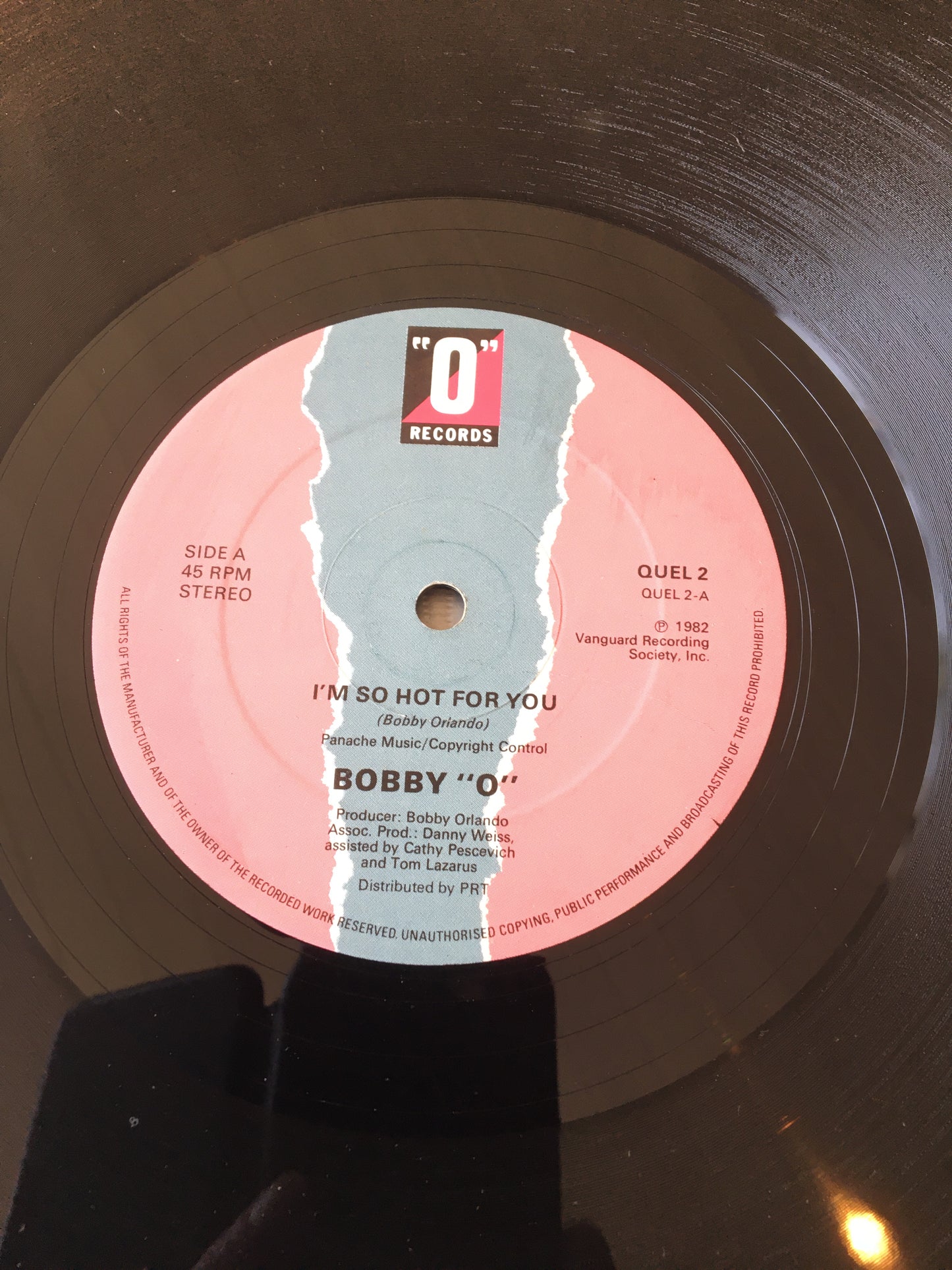 Bobby Orlando ( Bobby O ) 12” I’m So Hot For You