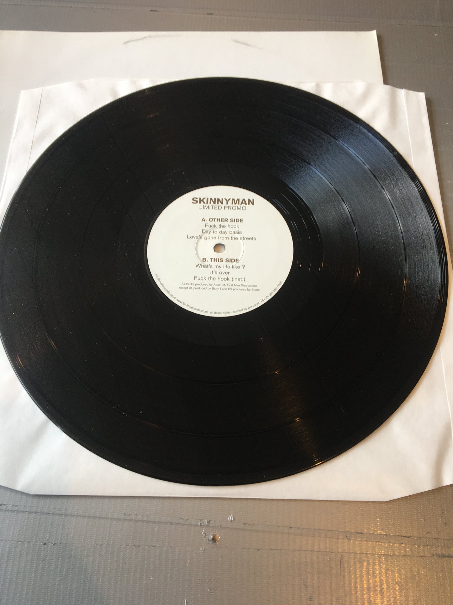 SKINNYMAN 12” E.P. Limited Promo Lowlife Records