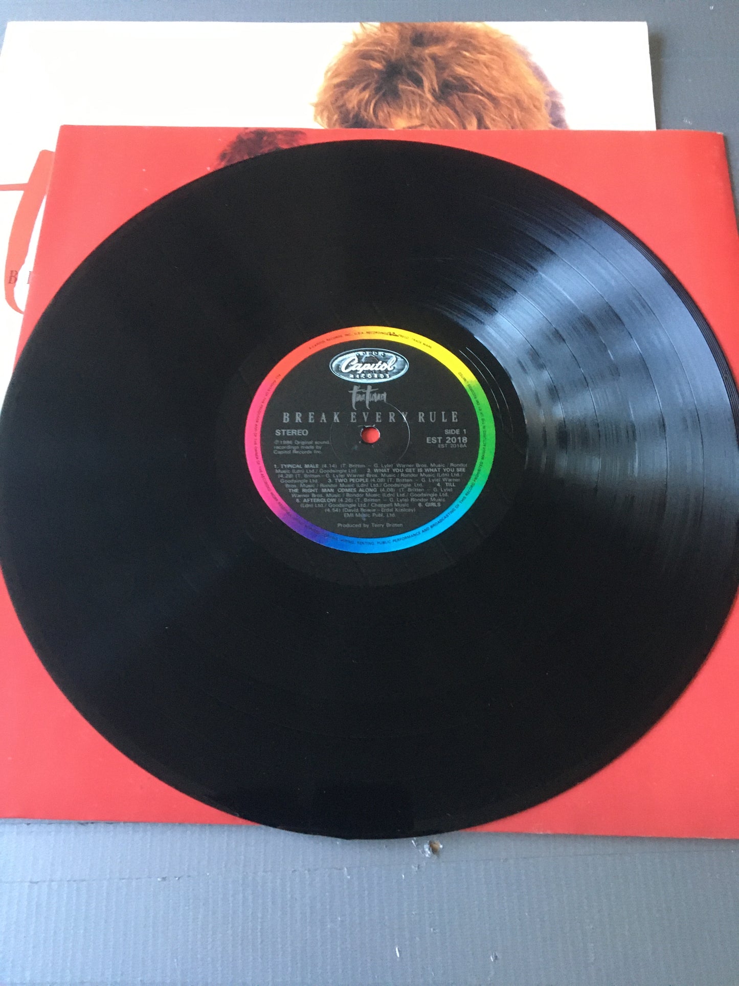 Tina Turner LP Break Every Rule