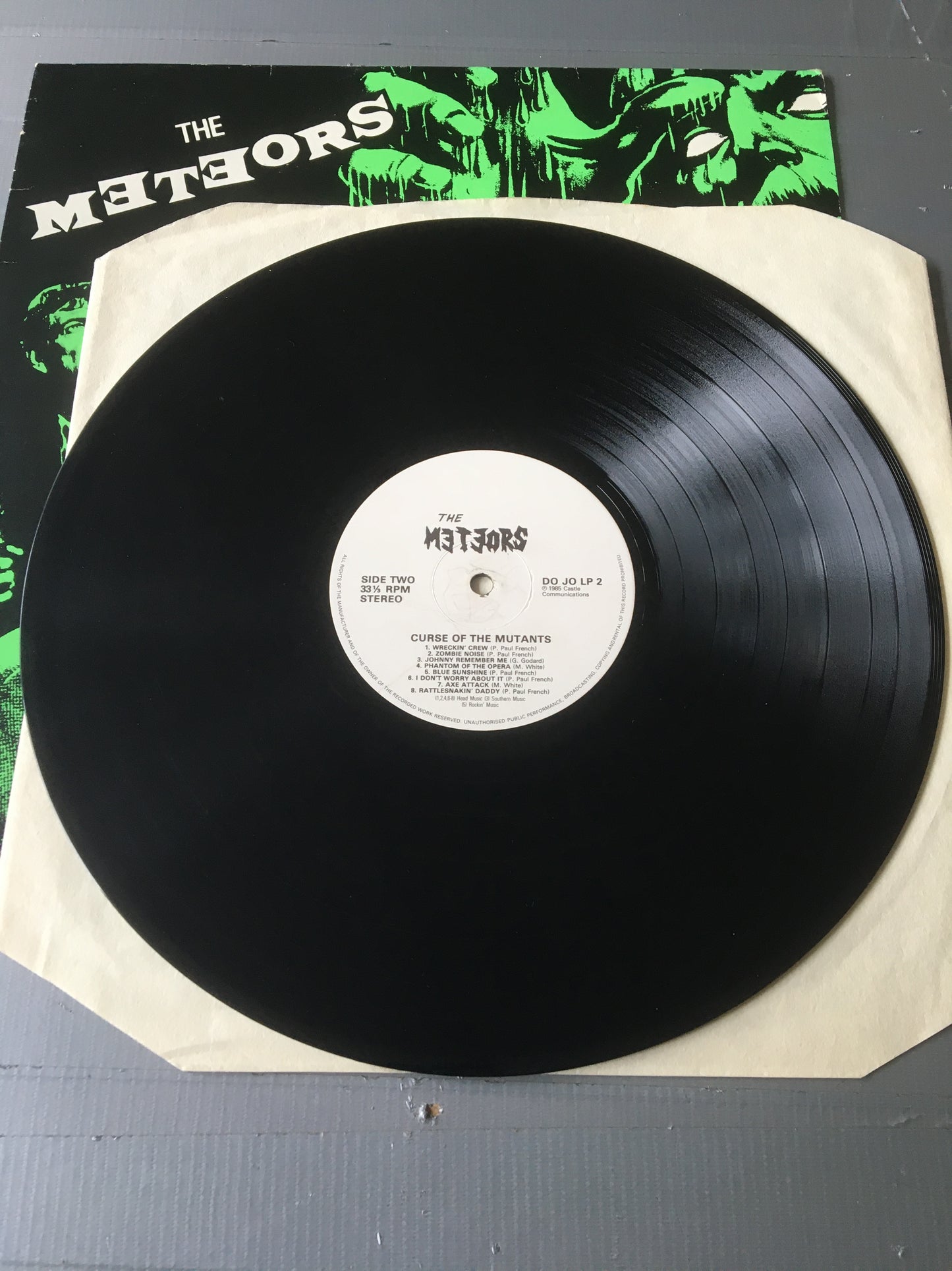 The METEORS LP THE CURSE OF THE MUTANTS”