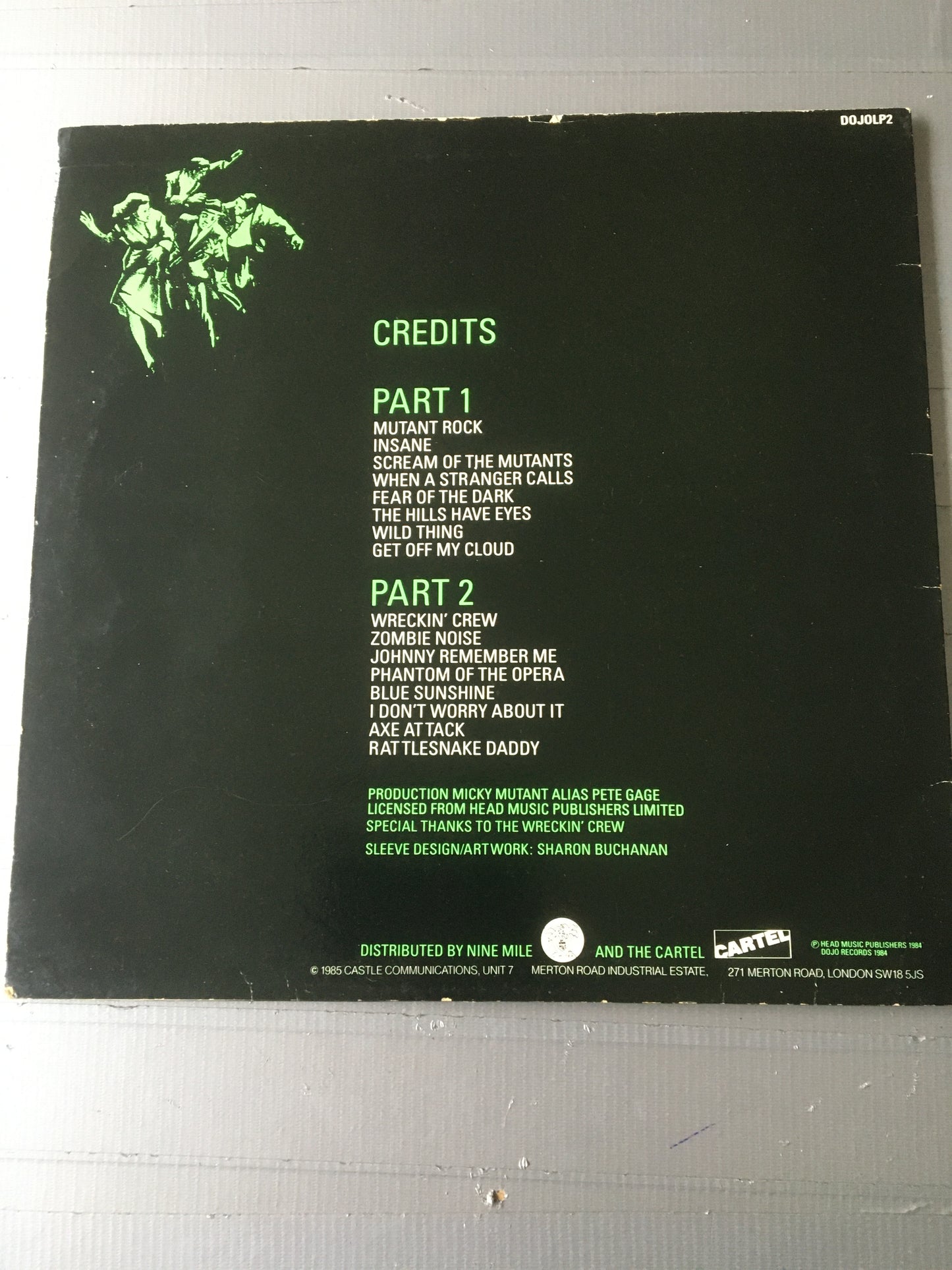 The METEORS LP THE CURSE OF THE MUTANTS”