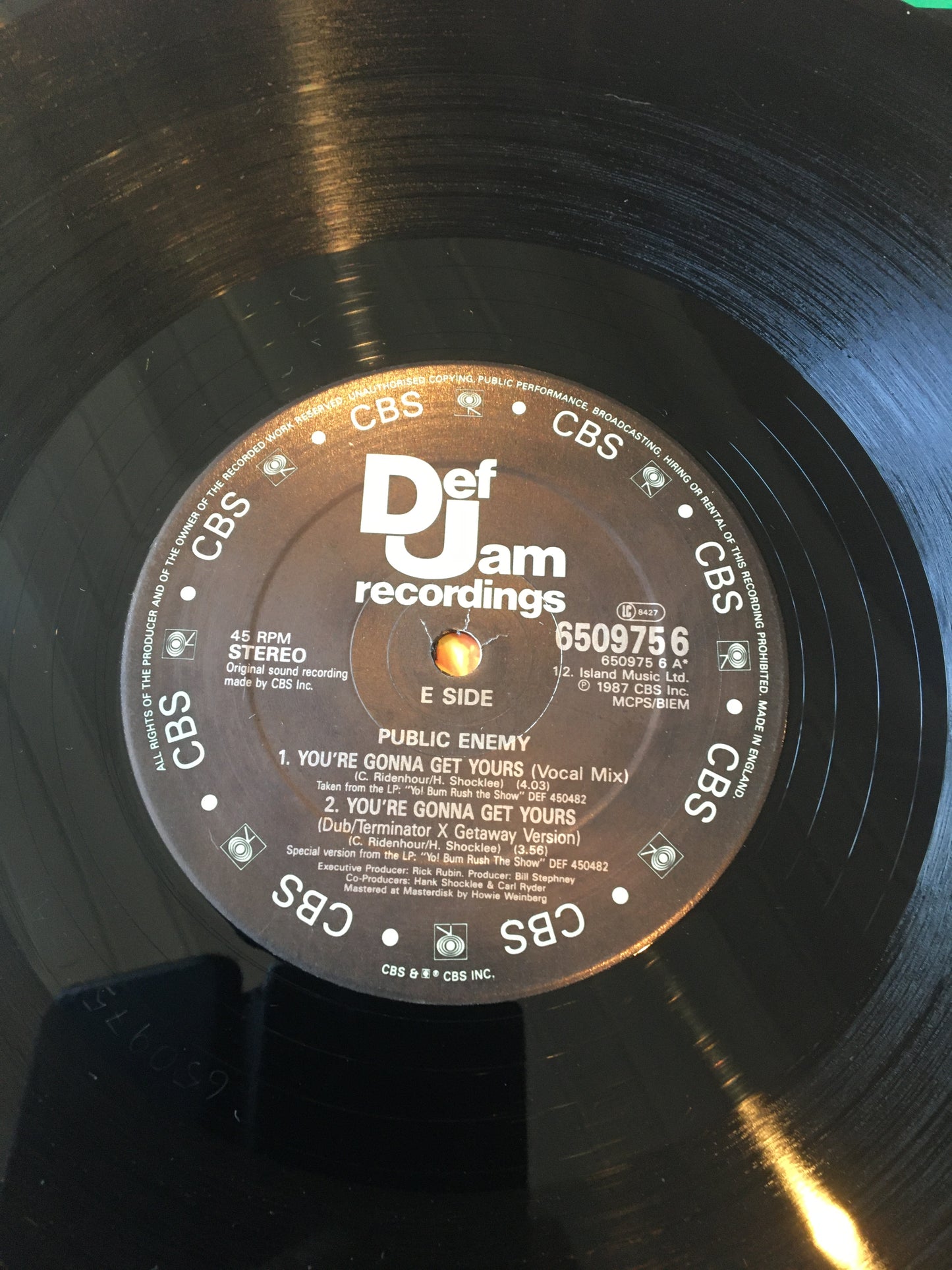 PUBLIC ENEMY 12” YOU’RE GONNA GET YOURS