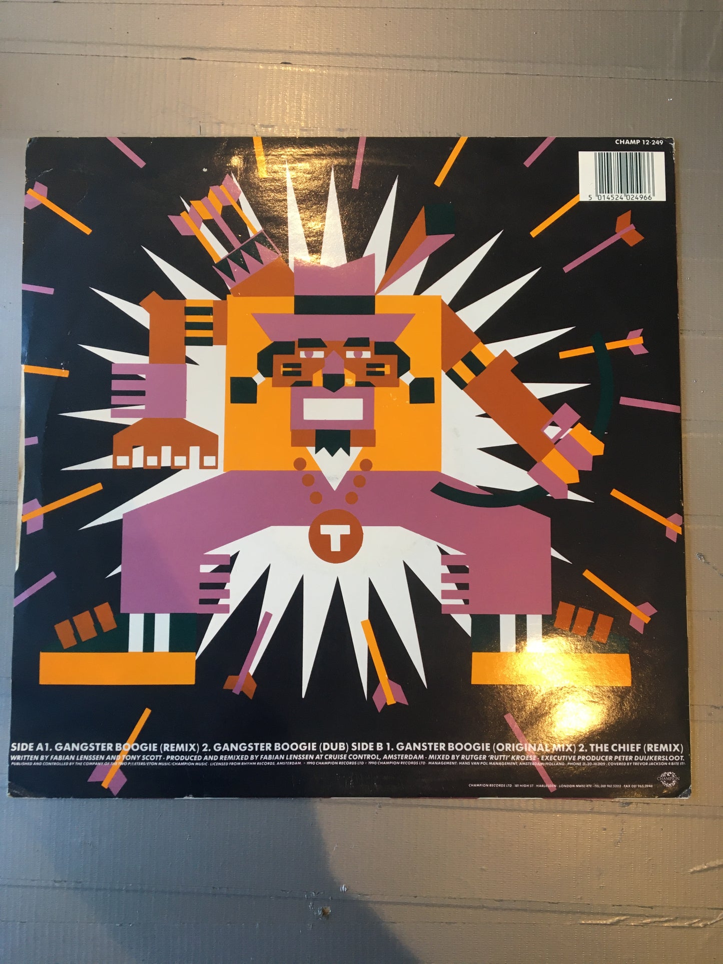 TONY SCOTT 12” Gangster Boogie