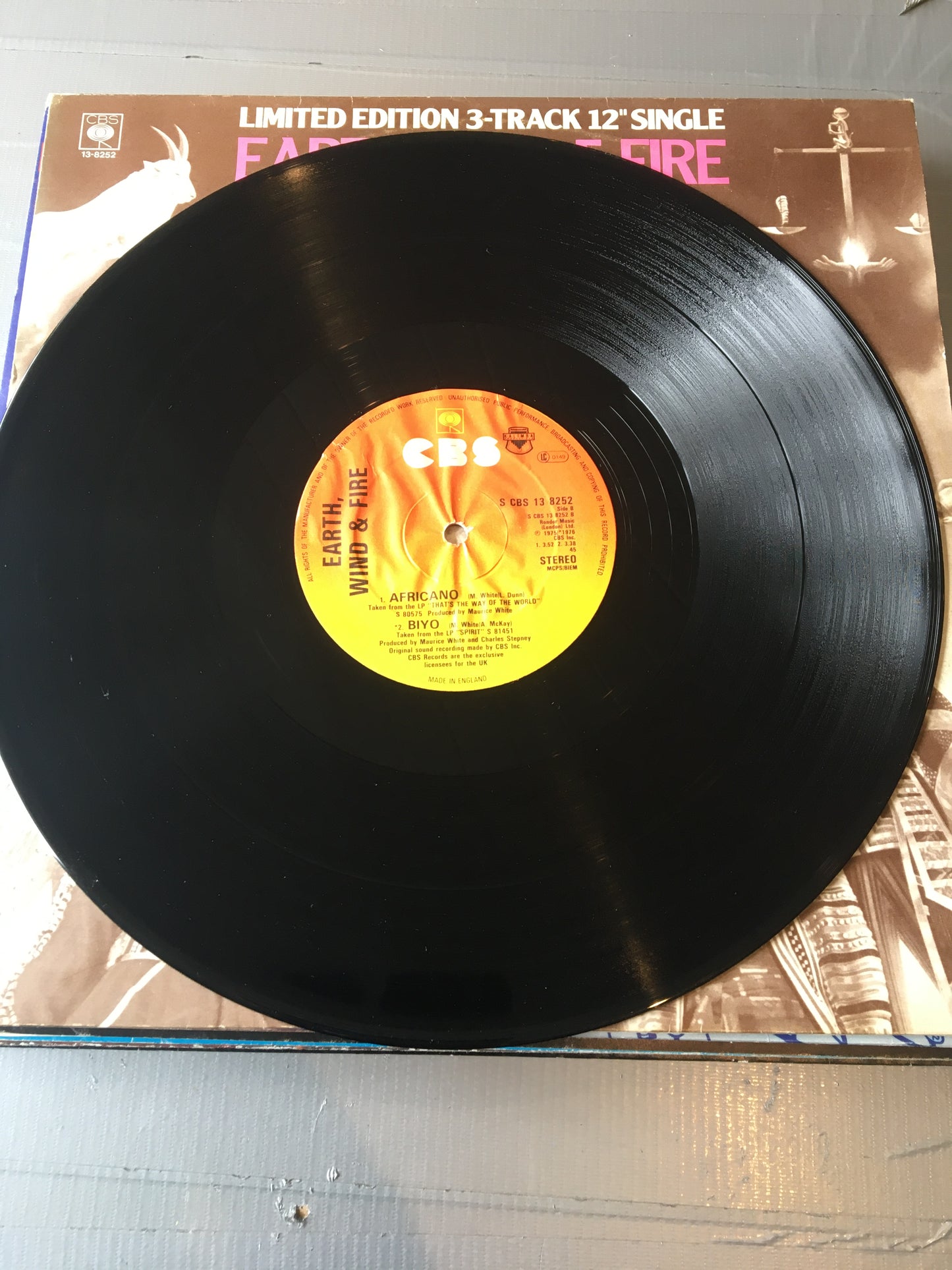 EARTH WIND & FIRE 12” IN THE STONE