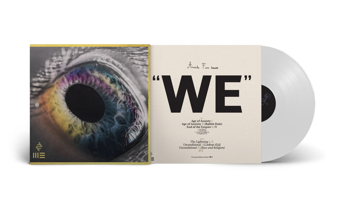 ARCADE FIRE: WE 1LP WHITE VINYL RECORD * NEW MUSIC *(06.05.22)