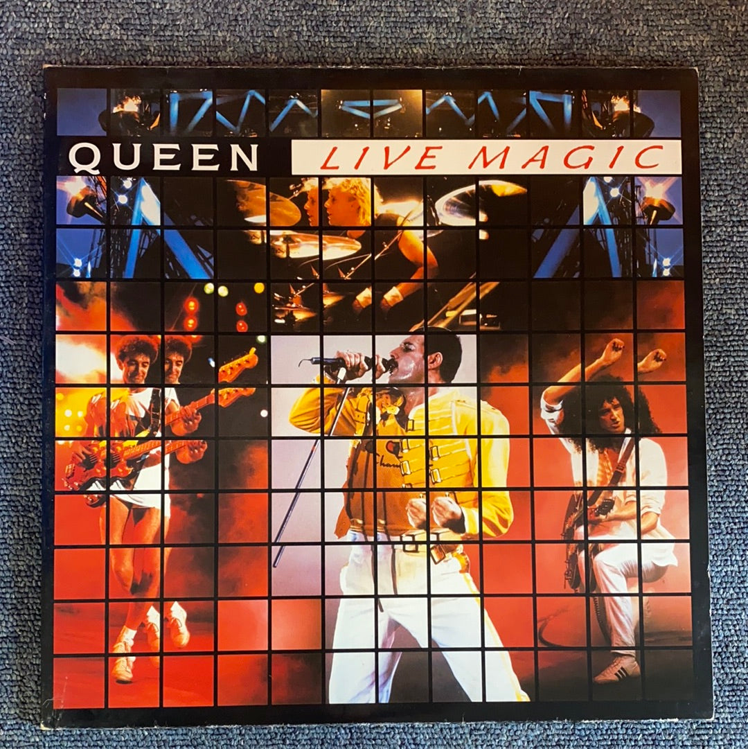 QUEEN: LIVE MAGIC 1LP VINYL RECORD (1986) – Grind and Groove Records