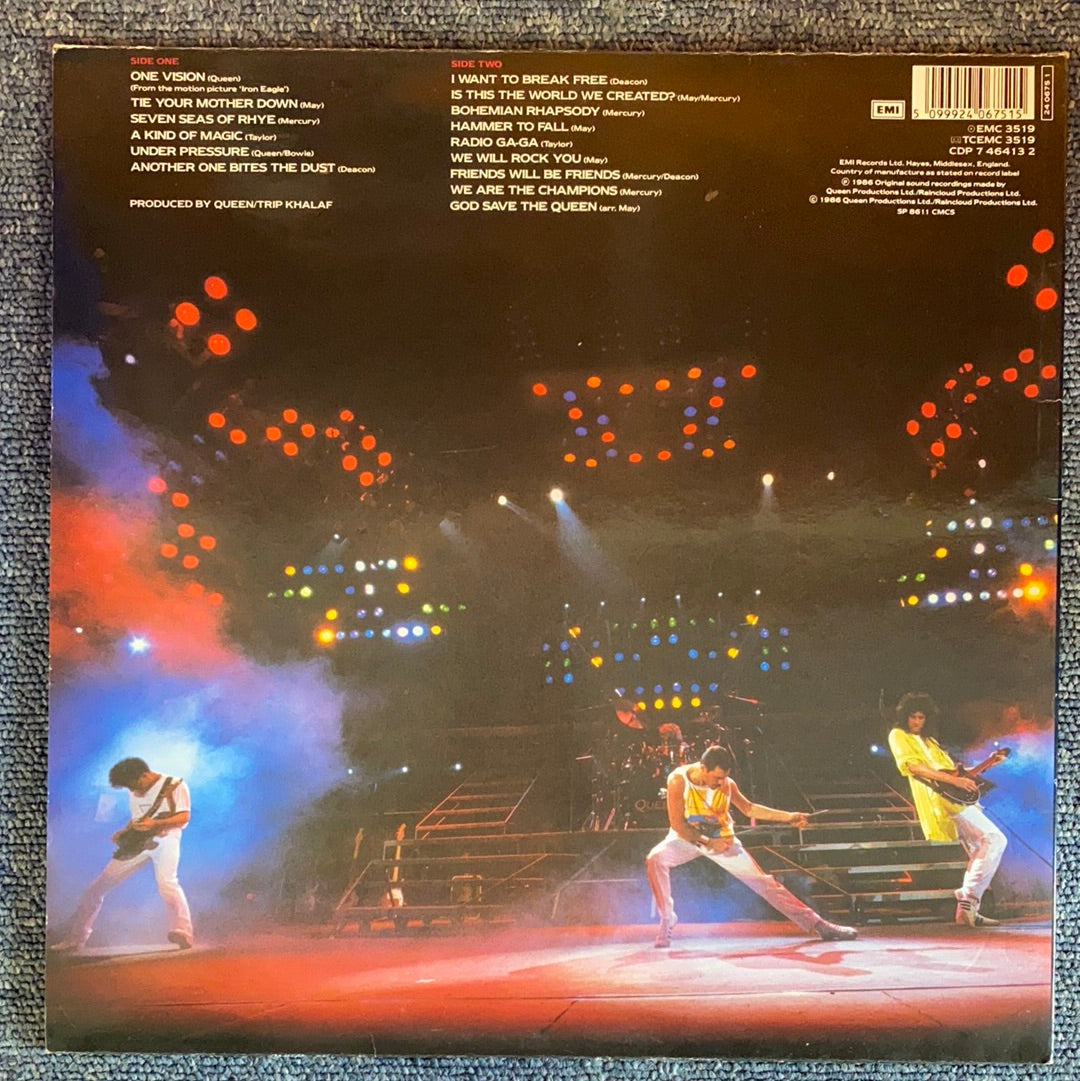 Queen,Live Magic / vinyl /music/ gift / Groove selling Vinyl