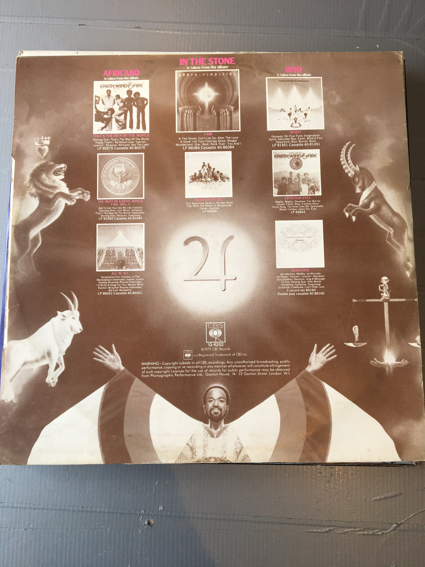 EARTH WIND & FIRE 12” IN THE STONE