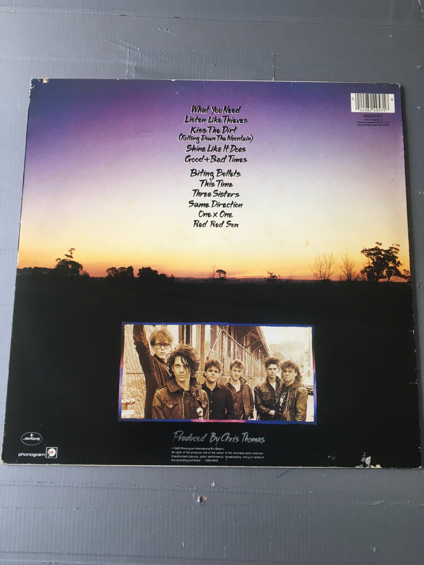 INXS LP Listen Like Thieves