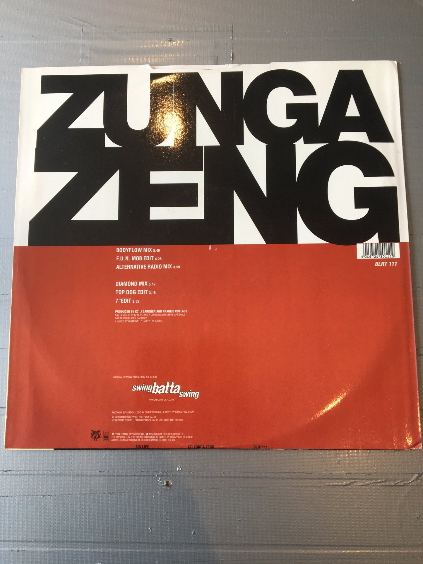 K7 12” E.P. ZUNGA ZENG