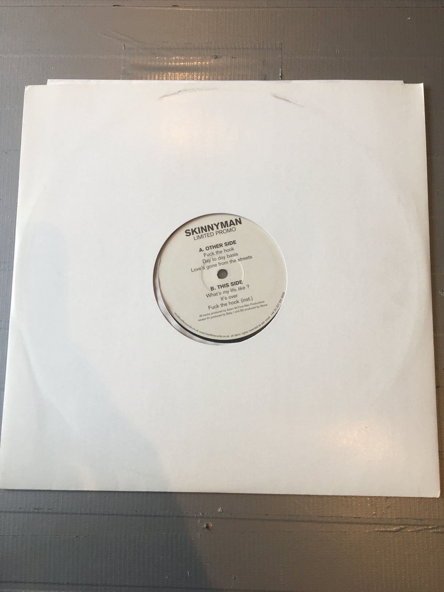 SKINNYMAN 12” E.P. Limited Promo Lowlife Records