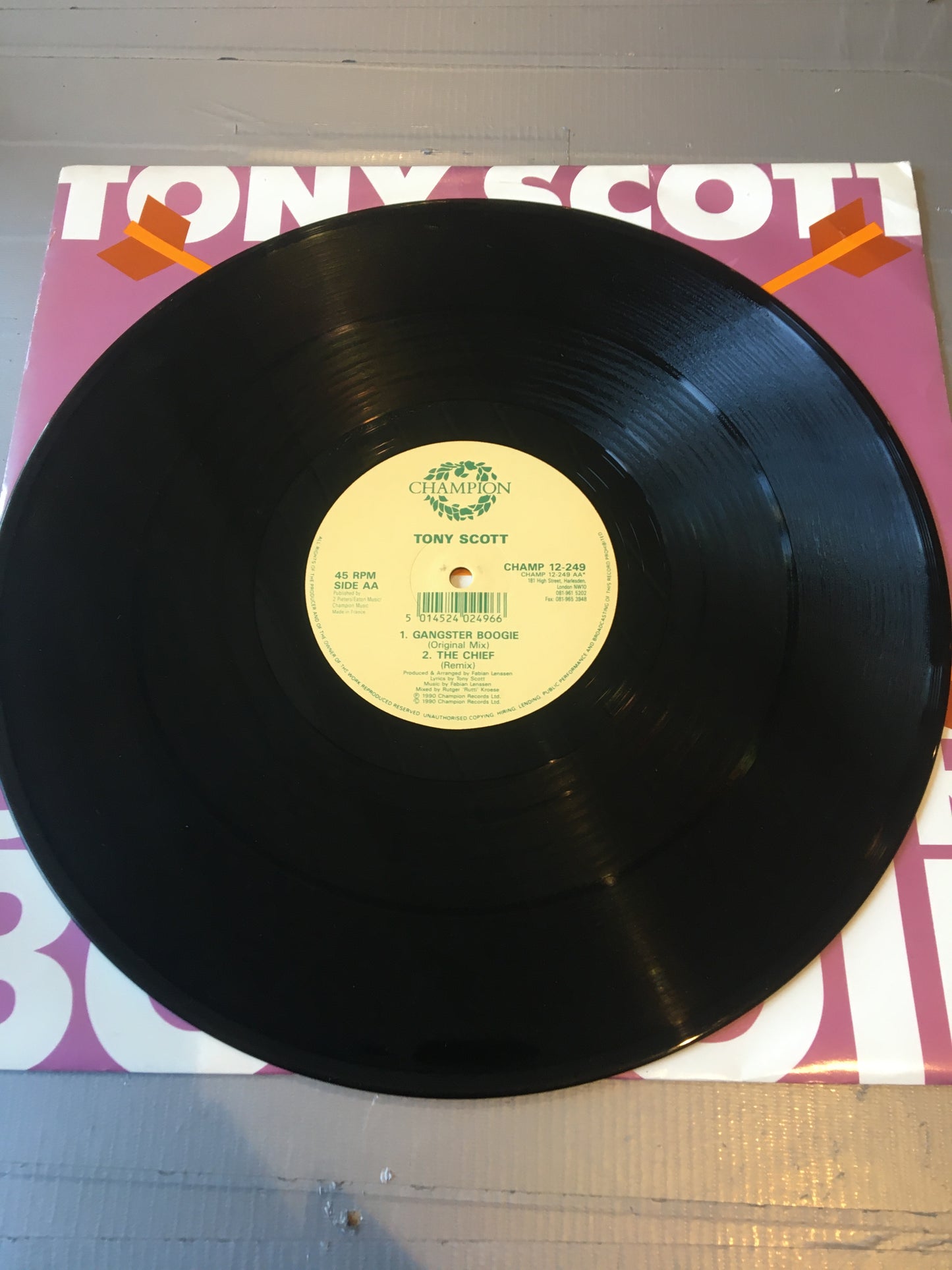 TONY SCOTT 12” Gangster Boogie