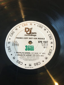 3rd Bass 12” BROOKLYN QUEENS PROMO COPY