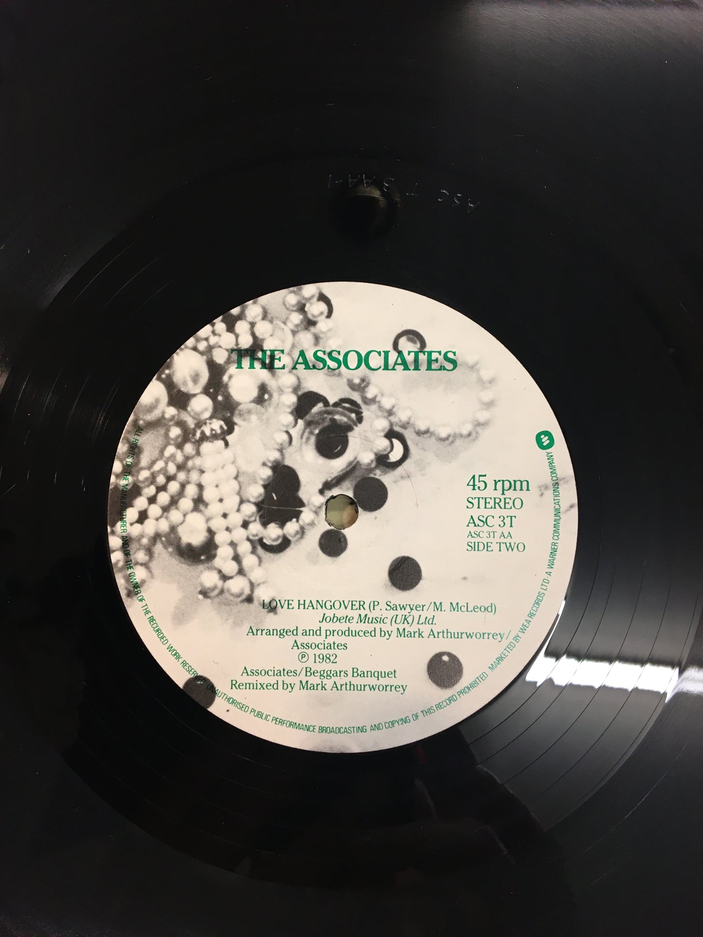 Associates LP ; 18 CARAT LOVE AFFAIR LOVE HANGOVER