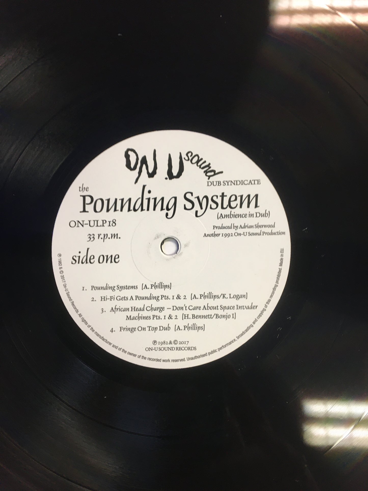 The DUB SYNDICATE LP The POUNDING SYSTEM