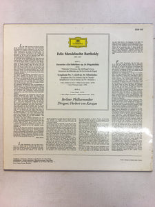 MENDELSSOHN BARTHOLDY ; lp Symphonie nr.3 Hebriden-Overture