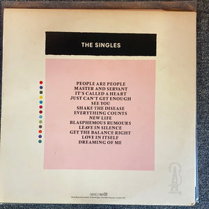 DEPECHE MODE: THE SINGLES 81 - 85 1LP VINYL RECORD (1985)