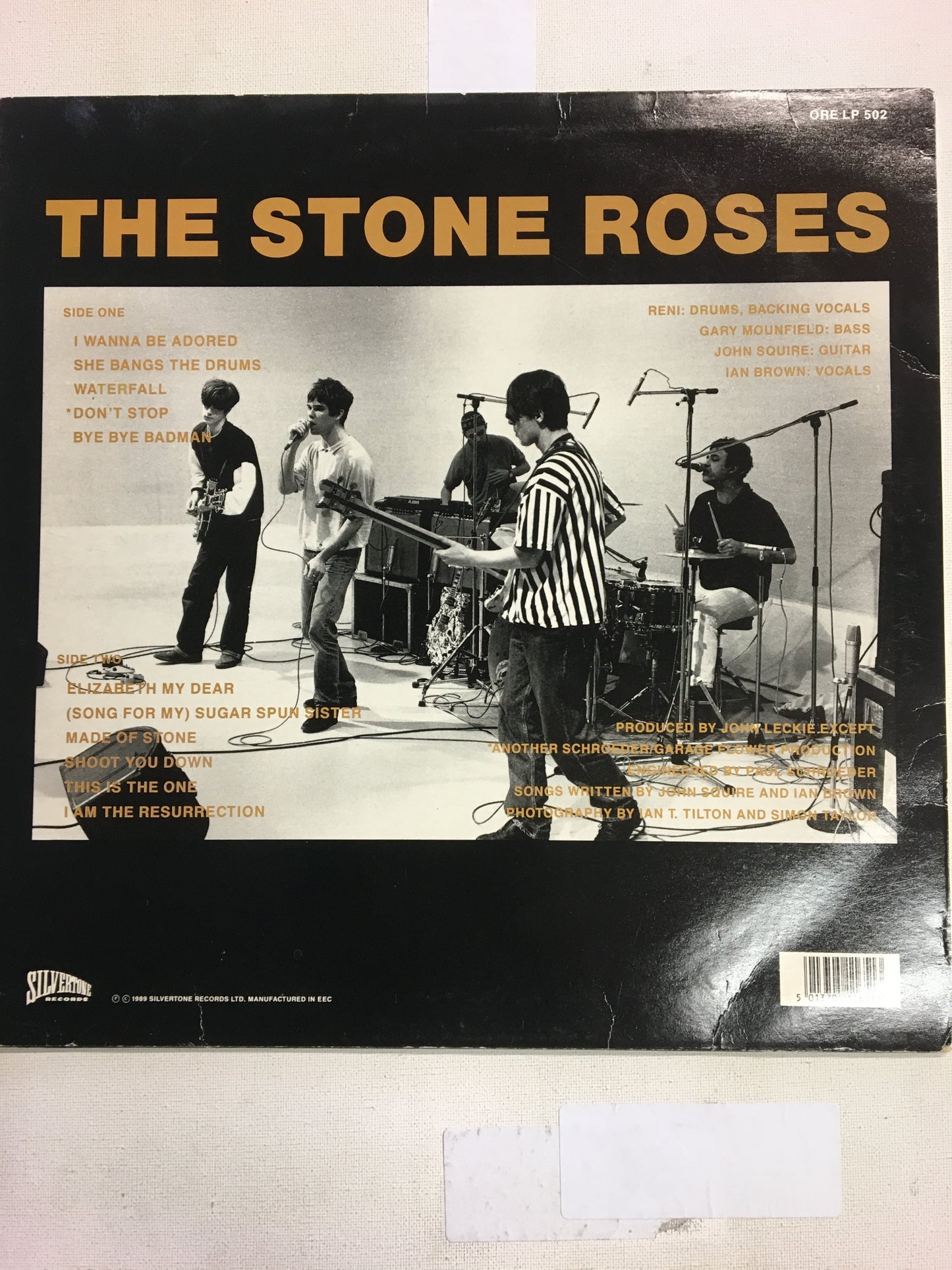 The STONE ROSES LP 1989 s/t
