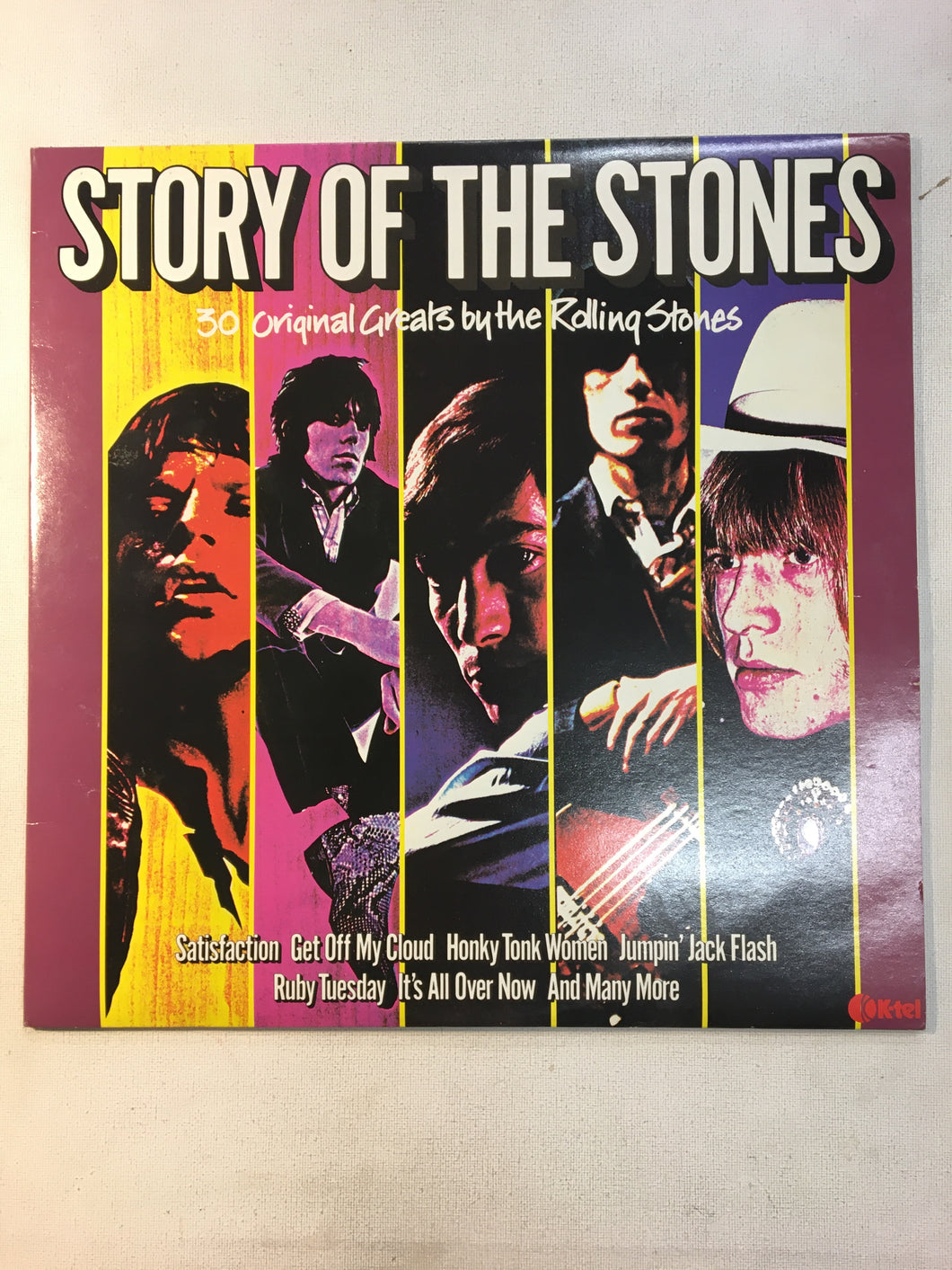 The ROLLING STONES 2 LP ; STORY OF THE STONES