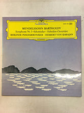 Load image into Gallery viewer, MENDELSSOHN BARTHOLDY ; lp Symphonie nr.3 Hebriden-Overture