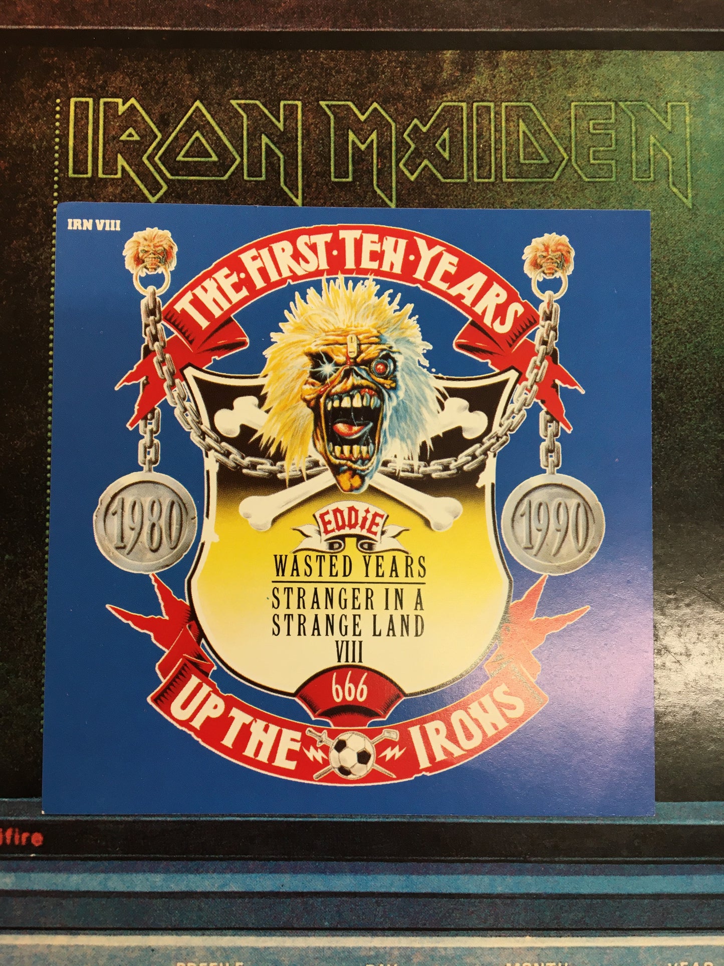 IRON MAIDEN 2 x 12” WASTED YEARS : from the 1st 10 yrs collection