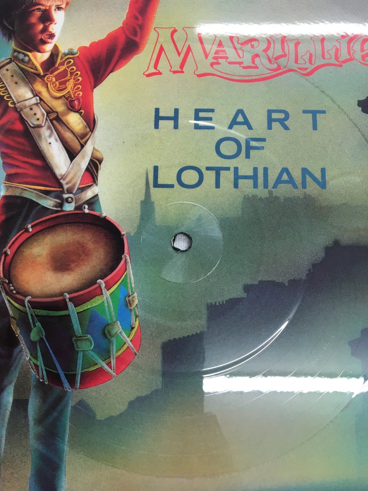 MARILLION 12” PICTURE DISC ; HEART OF LOTHIAN