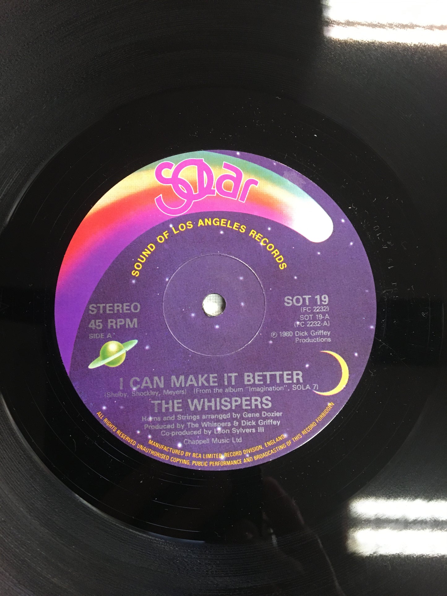 The Whispers 12” I Can Make It Better ( Disco )