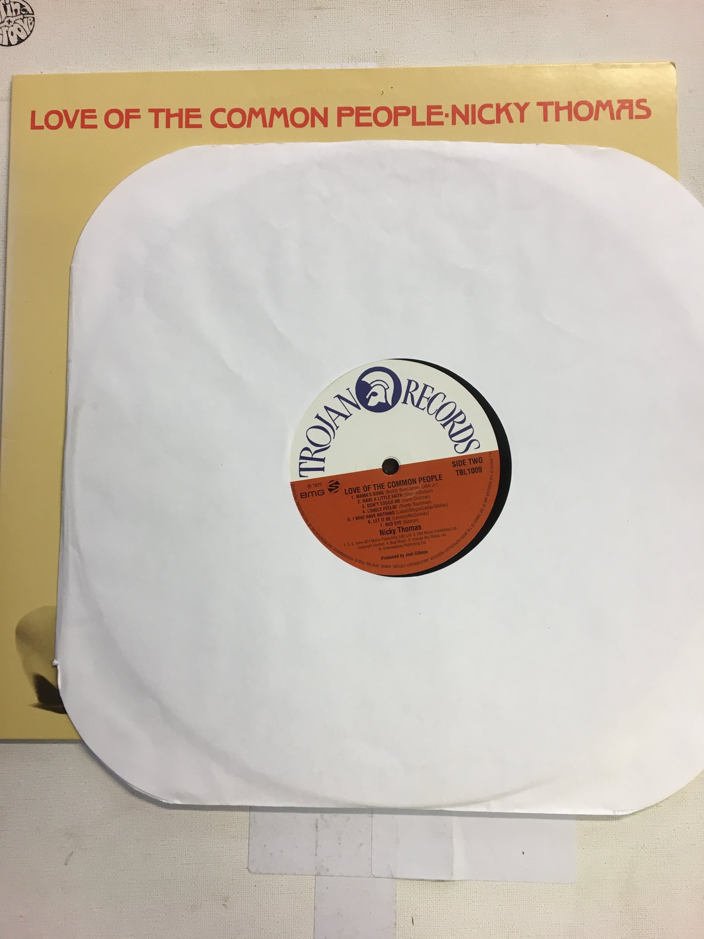 Nicky Thomas lp ; LOVE OF THE COMMON PEOPLE