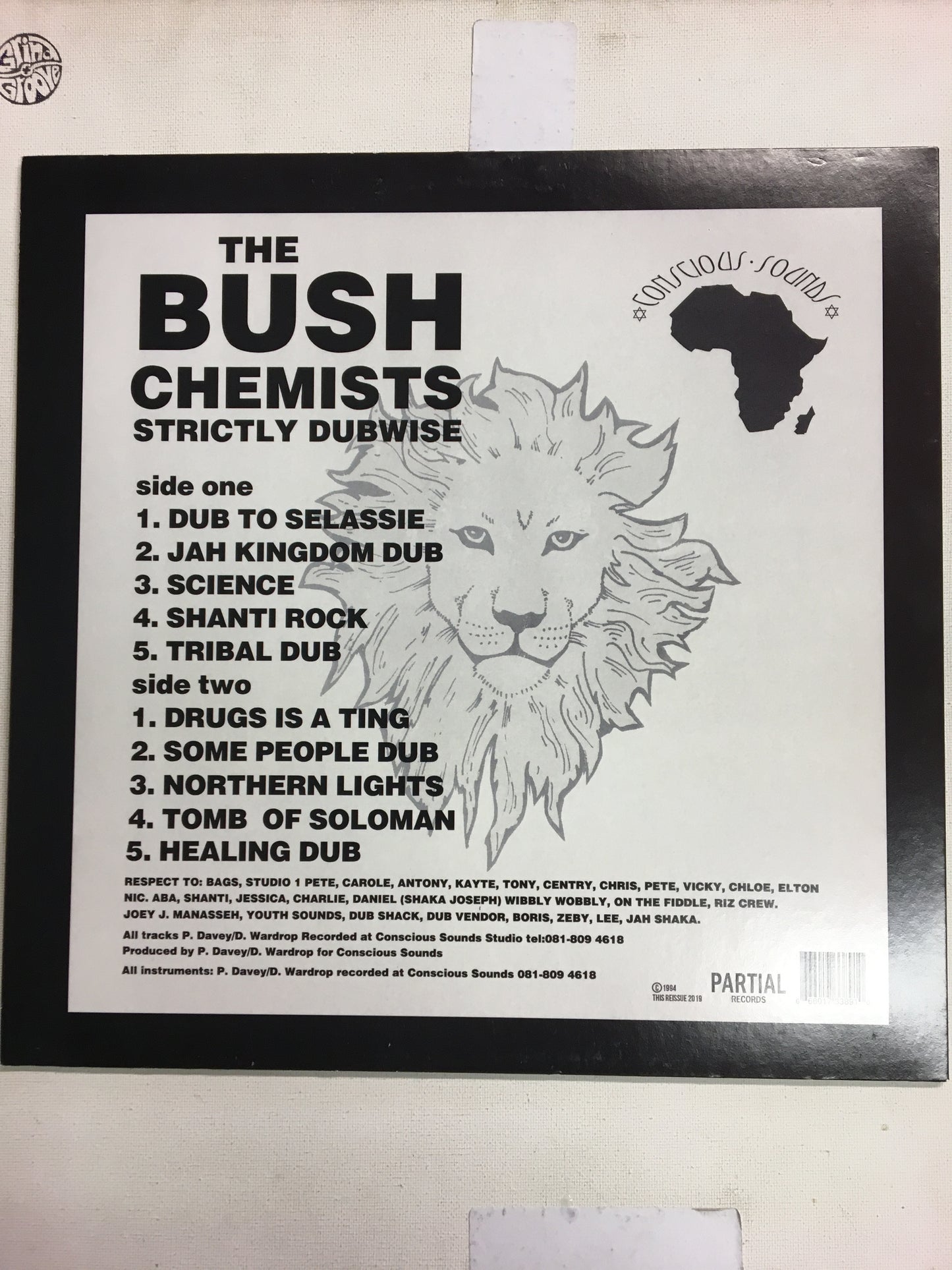 The Bush Chemists LP STRICTLY DUBWISE