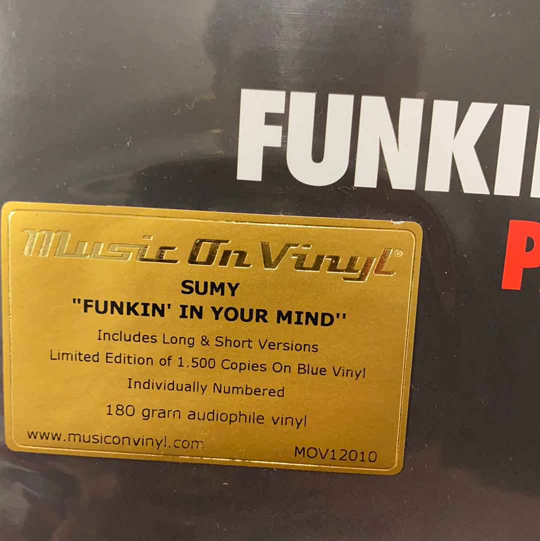 SUMY : FUNKIN' IN YOUR MIND  12" BLUE LIMITED NUMBERED RECORD STORE DAY 2020 VINYL RECORD