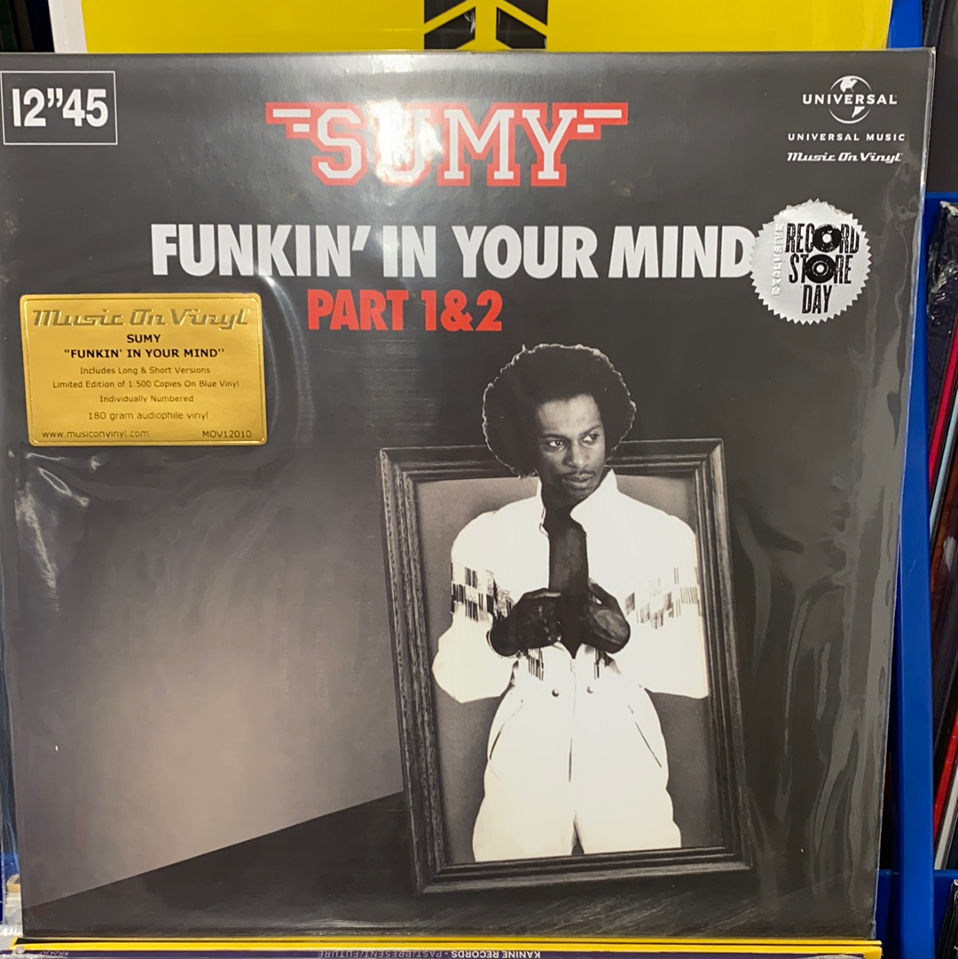 SUMY : FUNKIN' IN YOUR MIND  12" BLUE LIMITED NUMBERED RECORD STORE DAY 2020 VINYL RECORD