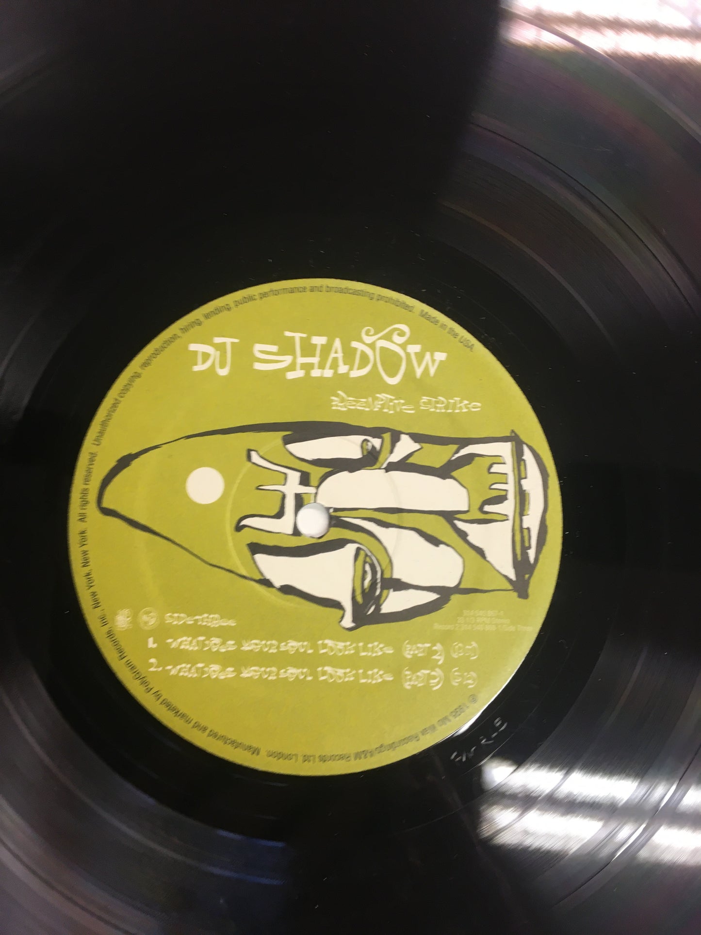 DJ SHADOW 2LP PREEMPTIVE STRIKE