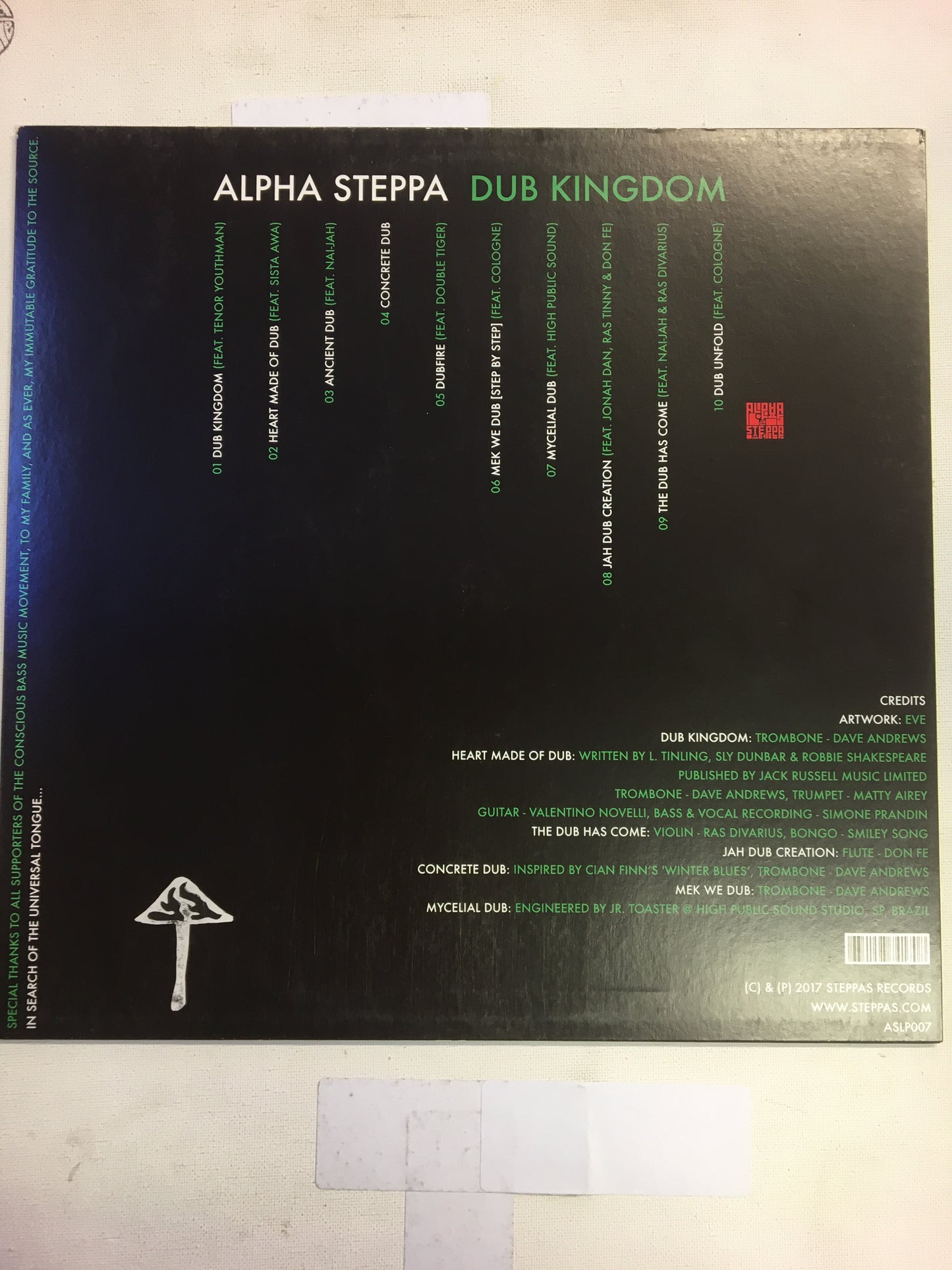 ALPHA STEPPA LP ; DUB KINGDOM