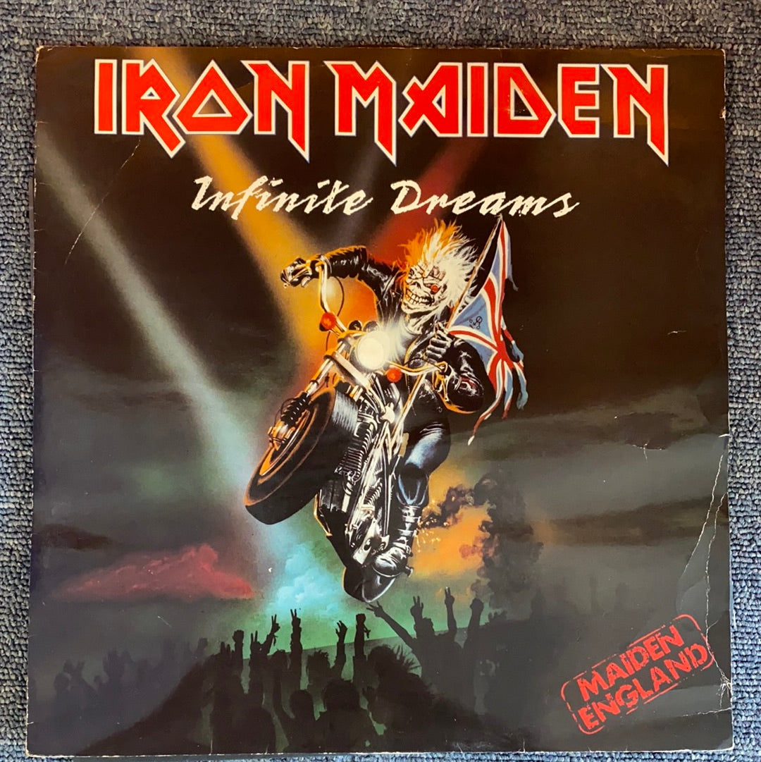 IRON MAIDEN: INFINATE DREAMS 12" VINYL RECORD (1988)