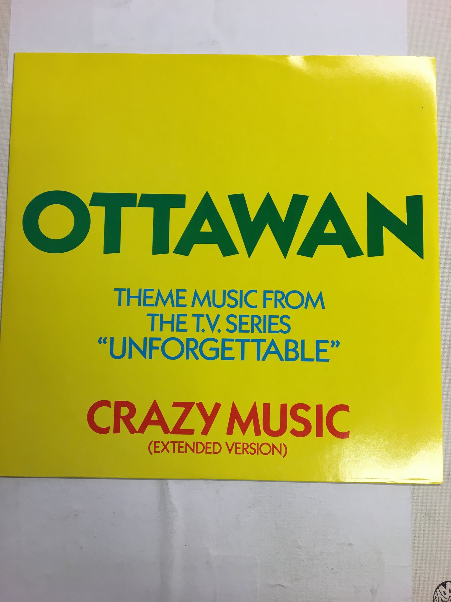 OTTAWAN 12” CRAZY MUSIC ( Extended Version )